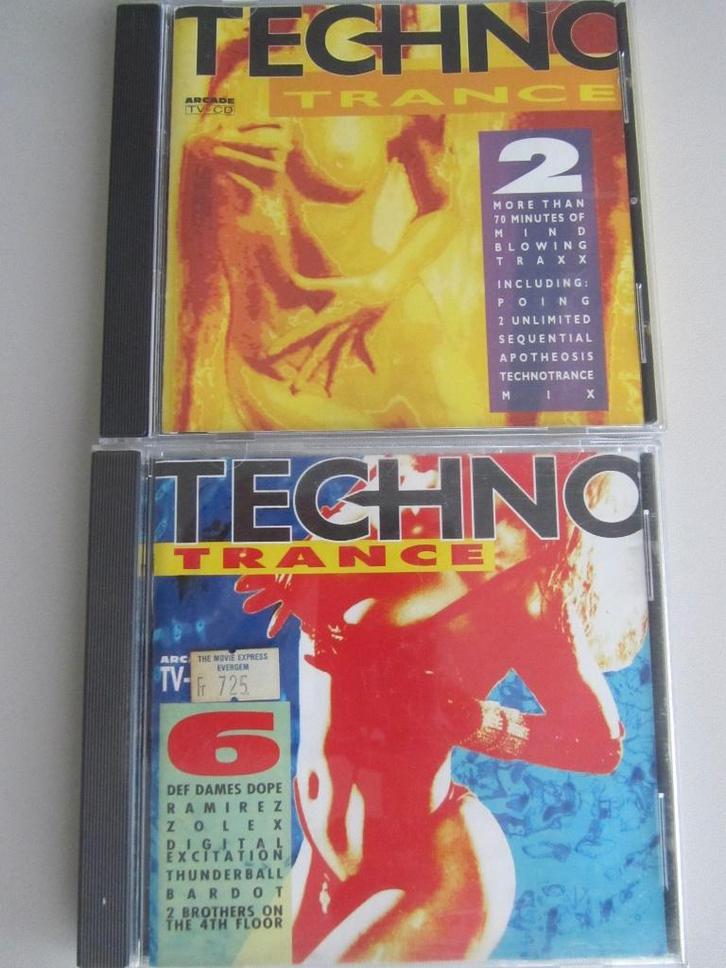 2CDS TECHNO TRANCE 2 & 6, CD & DVD, CD | Dance & House, Utilisé, Techno ou Trance, Enlèvement ou Envoi