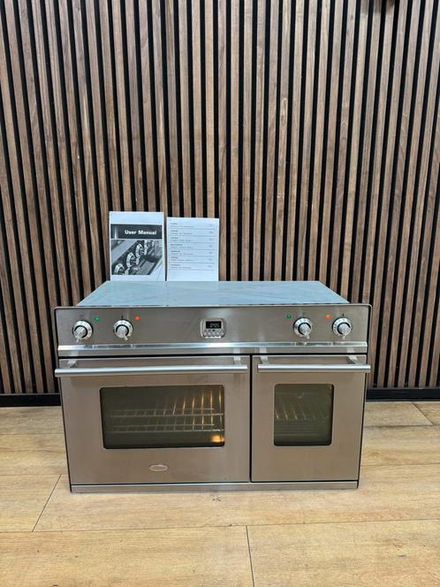 Luxe Rvs Borettu dubbele inbouw oven (Gratis bezorgen), Elektronische apparatuur, Ovens, Zo goed als nieuw, Inbouw, Oven met grill