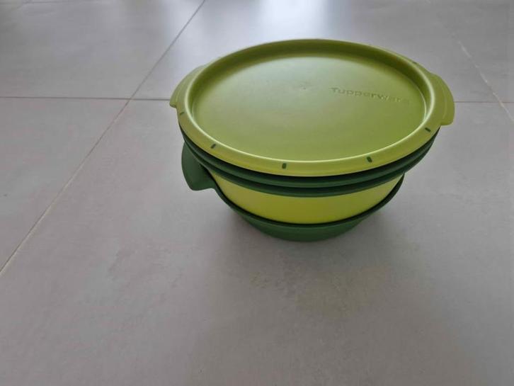 tupperware Micro Gourmet, Stoompan, Huis en Inrichting, Keuken | Tupperware, Nieuw, Bak of Kom, Groen, Ophalen