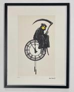 BANKSY: ingelijste lithografie met certificaat, Ophalen of Verzenden