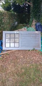 Porte + fenêtre et leur encadrement, Bricolage & Construction, Châssis & Portes coulissantes, Enlèvement, Utilisé, Bois, Autres types