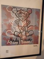 Originele Keith Haring  "Andy mouse", Antiek en Kunst, Kunst | Litho's en Zeefdrukken, Ophalen of Verzenden