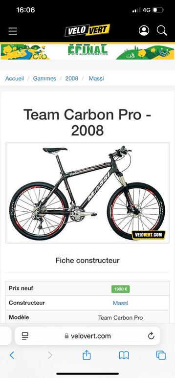 VTT Velo carbon beschikbaar voor biedingen