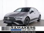 Mercedes-Benz CLA 250 e AMG Night 19" LED Sfeerlicht 360ca, Auto's, Mercedes-Benz, Gebruikt, Zwart, 4 cilinders, Alcantara