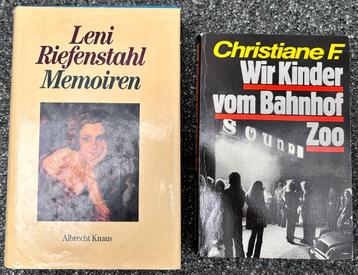 Leni Riefenstahl Memoiren & Wir kinder vom Bahnhof Zoo disponible aux enchères