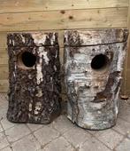 2 nestblokken in berkenhout, Dieren en Toebehoren, Ophalen, Zo goed als nieuw