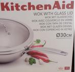 Kitchenaid inox wok + deksel 4,7 L, Ophalen of Verzenden, Nieuw, Inox, Wok