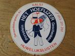 Vintage Sticker Aalst Het Hoefijzer Huwelijkslijsten , Ophalen of Verzenden, Nieuw, Winkel of Supermarkt