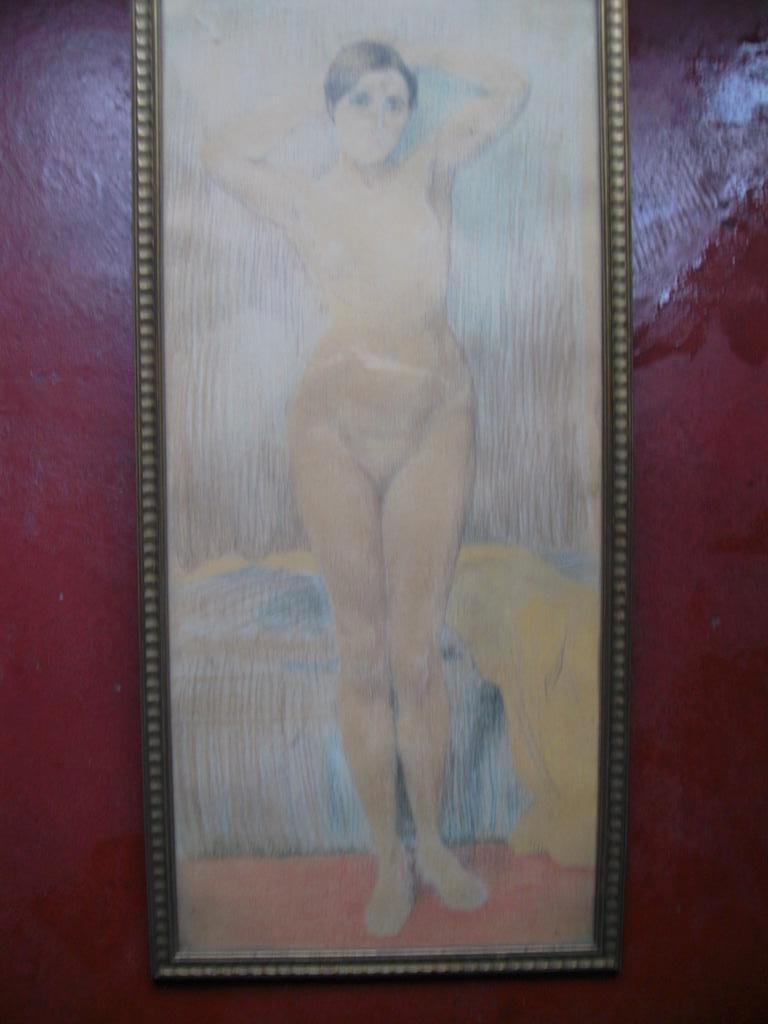 pastel - staand naakt, Huis en Inrichting, Ophalen, Zo goed als nieuw
