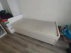 Eenpersoonsbed 90 x 200 cm, Huis en Inrichting, Slaapkamer | Bedden, Gebruikt, 90 cm, Eenpersoons, Wit