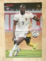 Poster Romelu Lukaku (Rode Duivels), Verzamelen, Ophalen of Verzenden, Zo goed als nieuw, Poster, Plaatje of Sticker