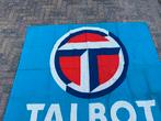 TALBOT oude reclame vlag XL, Ophalen of Verzenden, Gebruikt, Reclamebord