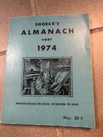 Snoeck's almanach 1974, Ophalen of Verzenden, Gelezen