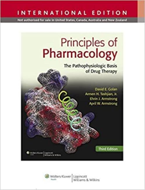 Principles of Pharmacology, 3rd Edition - International Ed, Boeken, Studieboeken en Cursussen, Zo goed als nieuw, Ophalen of Verzenden