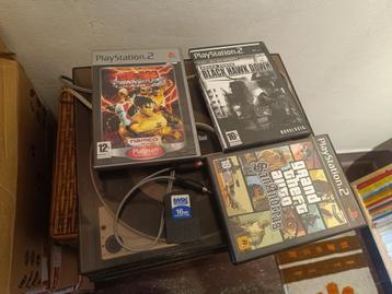 3 PS2-games + 16 MB geheugenkaart beschikbaar voor biedingen