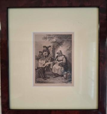 Staalgravure uit 1840 beschikbaar voor biedingen
