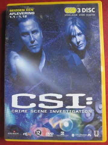 CSI: Crime Scene Investigation Seizoen 1 - Afl. 1-12 (3 disc beschikbaar voor biedingen