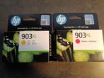 HP903XL geel & magenta inktpatronen, Computers en Software, Ophalen of Verzenden, Nieuw, Cartridge, Hp