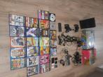 Playstation 2 en accessoires, Games en Spelcomputers, Met 2 controllers, Gebruikt, Met games, Zwart