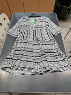 lichte jurk wit blauw zomer, losse A-lijn small, ook medium, Kleding | Dames, Jurken, Ophalen of Verzenden, Nieuw, Maat 36 (S)
