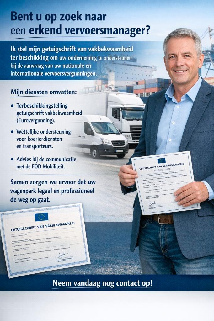Erkend Vervoersmanager België, Vacatures, Vacatures | Logistiek, Inkoop en Transport