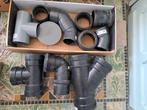 PVC-stukken, riolering, buizen., Doe-het-zelf en Bouw, Buizen en Afvoer, Ophalen, Zo goed als nieuw, PVC