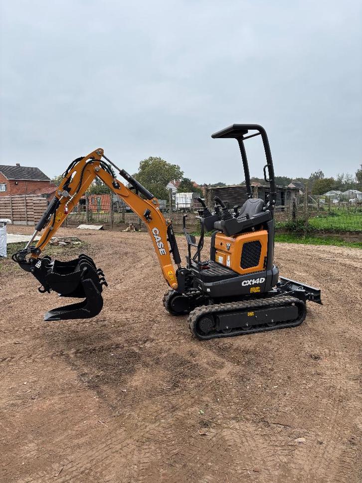 TE HUUR MINIGRAVER 1,4Ton, Articles professionnels, Machines & Construction | Grues & Excavatrices, Excavatrice, Enlèvement