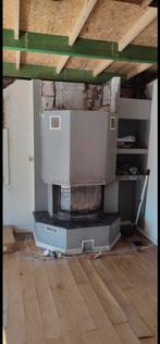 Poele Barbas incerre avec ventilation, Ophalen, Gebruikt, Hout