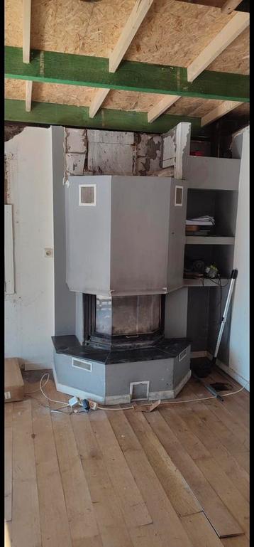 Poele Barbas incerre avec ventilation, Huis en Inrichting, Ophalen, Gebruikt, Hout