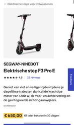 Ninebot F3 Pro E NIEUW, Fietsen en Brommers, Steps, Ophalen, Nieuw, Elektrische step (E-scooter)