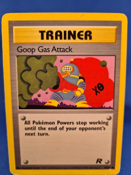 Goop Gas Attack 78/82 - Team Rocket, Hobby en Vrije tijd, Verzamelkaartspellen | Pokémon, Zo goed als nieuw, Verzenden