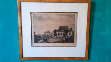 gravure Citadel Antwerpen beschikbaar voor biedingen