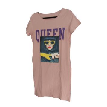 Shirt jurk Queen roze S beschikbaar voor biedingen
