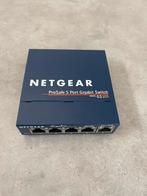 Netgear Prosafe 5 port gigabit switch GS105, Computers en Software, Ophalen of Verzenden, Zo goed als nieuw