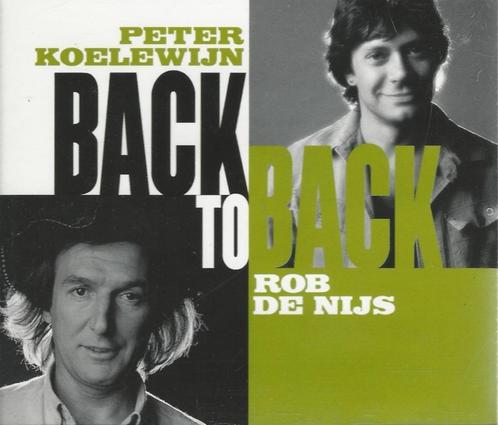 2CD-BOX * ROB DE NIJS & PETER KOELEWIJN - BACK TO BACK, Cd's en Dvd's, Cd's | Nederlandstalig, Zo goed als nieuw, Pop, Verzenden