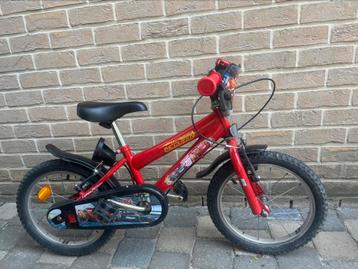 Kinderfiets 16 inch – Disney Cars (Lightning McQueen) beschikbaar voor biedingen
