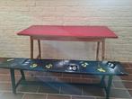 Retro kleutertafel met bank, Enlèvement, Maison et Meubles