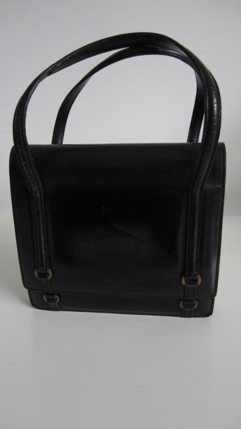 HANDTAS DELVAUX ZWART 1948, Handtassen en Accessoires, Tassen | Damestassen, Gebruikt, Handtas, Zwart, Verzenden