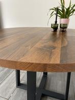 Hoge ronde tafel, Huis en Inrichting, Tafels | Eettafels, Ophalen, Zo goed als nieuw, Vijf personen of meer, 100 tot 150 cm
