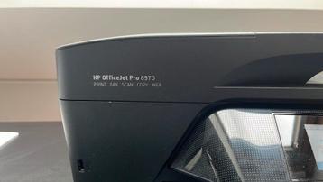Hp Officejet Pro 6970 met cartridges beschikbaar voor biedingen