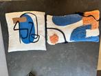 Deux coussins avec taies d'oreiller, Bleu, Enlèvement, Utilisé, Autres formes