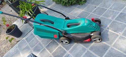 Grasmaaier Bosch ARM 37, Tuin en Terras, Grasmaaiers, Gebruikt, Elektrische grasmaaier, 30 t/m 39 cm, Cirkelmaaier, Elektrische starter