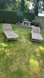 Ligbedden teak, Ophalen, Zo goed als nieuw