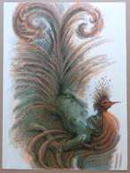 FRANCIS SAINT-GENIES / VROUWELIJK NAAKT / KLEURLITHO 76x56cm, Ophalen of Verzenden