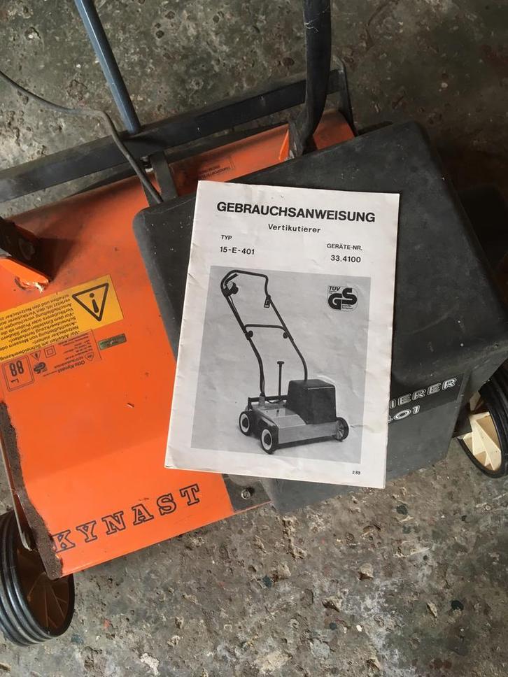 Elektrische verticuteermachine, Tuin en Terras, Verticuteermachines, Gebruikt, Ophalen