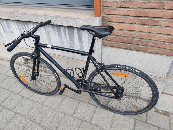 Zwarte singlespeed fiets, Fietsen en Brommers, Fietsen | Heren | Sportfietsen en Toerfietsen, Zo goed als nieuw, Ophalen