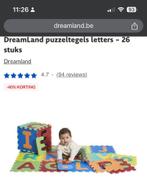 DreamLand puzzeltegels letters en nummers 56 stuks, Ophalen, Zo goed als nieuw