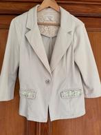 Ecru blazer Fracomina, XL, perfecte staat, Vêtements | Femmes, Vestes & Costumes, Taille 42/44 (L), Fracomina, Enlèvement ou Envoi