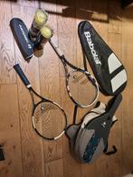 2 tennis rackets met opberg etui en rugzak, Sport en Fitness, Ophalen of Verzenden, Zo goed als nieuw
