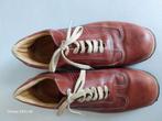 Bruine lederen sneakers, M.40, made in Italy, Bruin, Ophalen of Verzenden, Sneakers, Gedragen